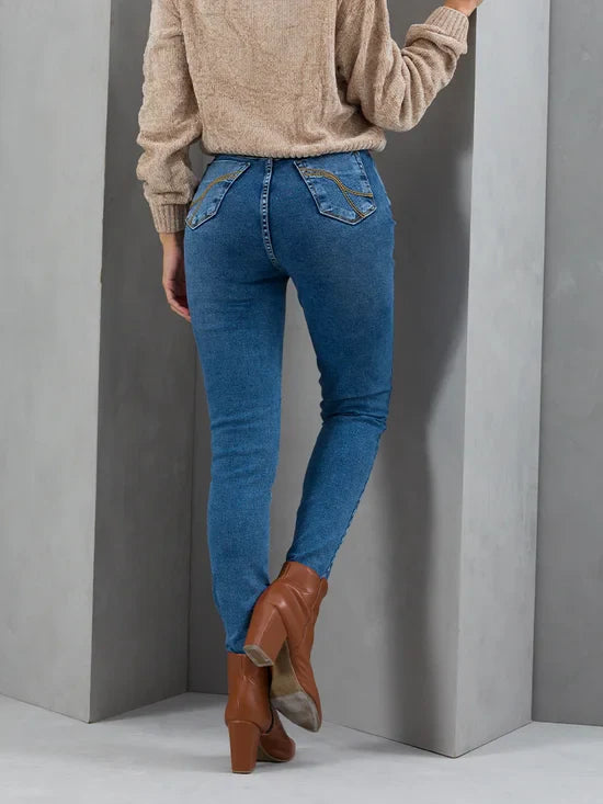 Calça Feminina Jeans Skinny Estonada