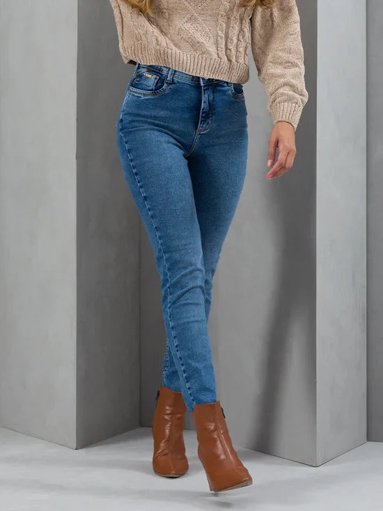 Calça Feminina Jeans Skinny Estonada