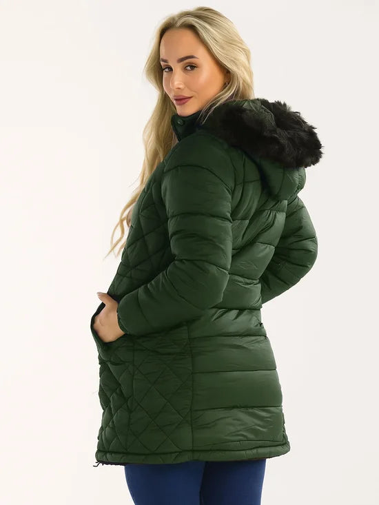 Sobretudo Feminino Nylon Matelassê Forrado