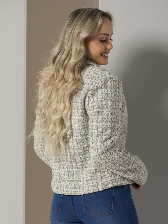 Blazer Feminino Tweed Collors