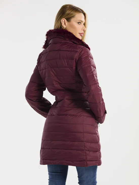 Sobretudo Feminino Nylon Bobojaco Impermeável