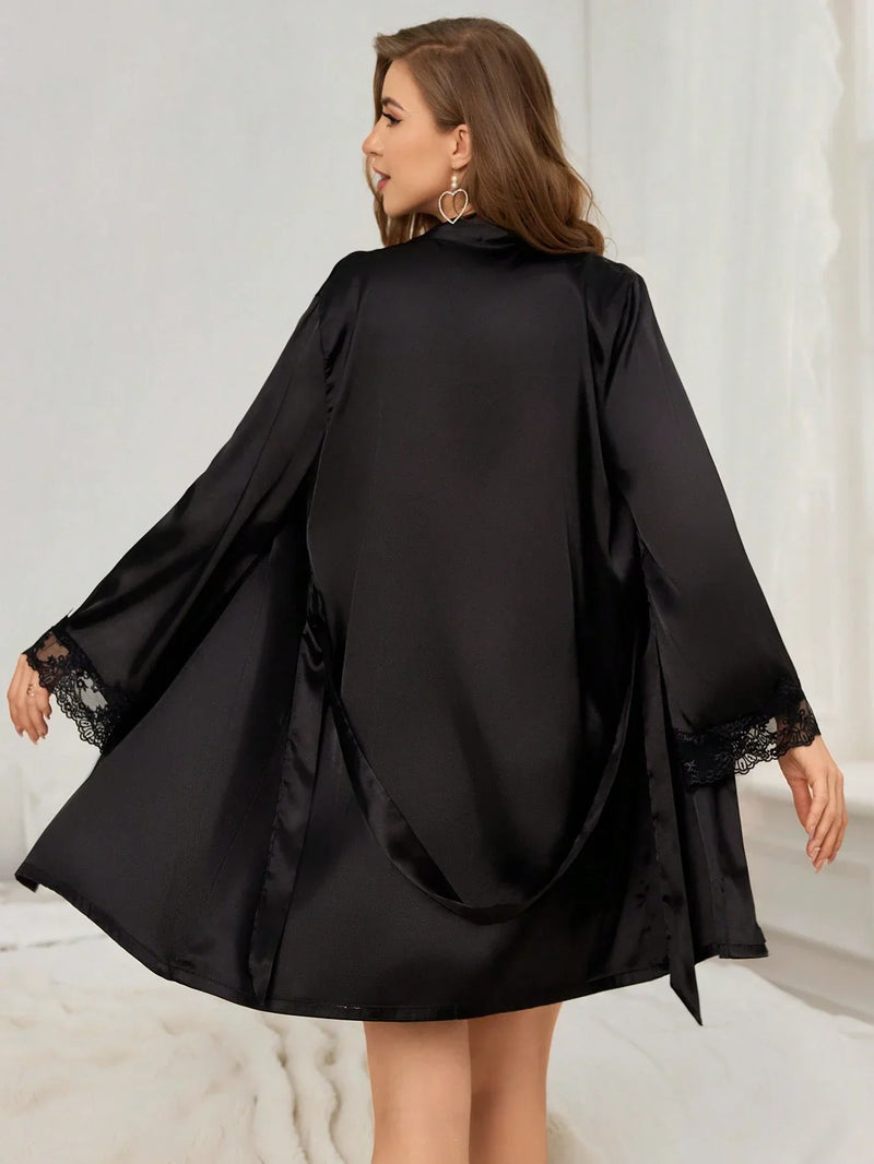 Conjunto de Pijama Feminino com Cardigan