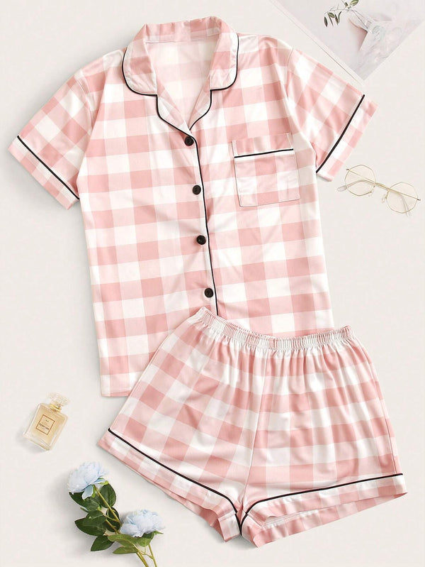 Conjunto de Pijama Xadrez