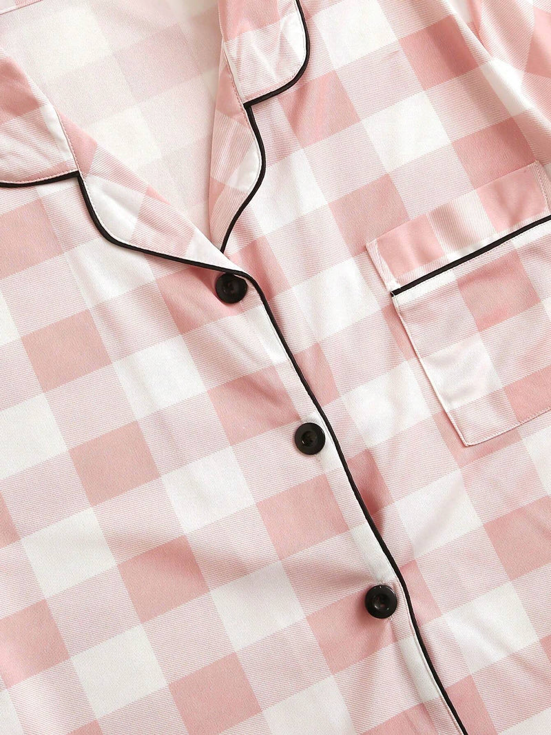 Conjunto de Pijama Xadrez