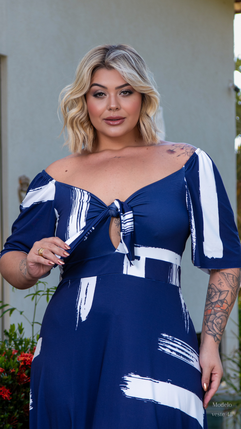 Vestido Plus Size Longo Summer