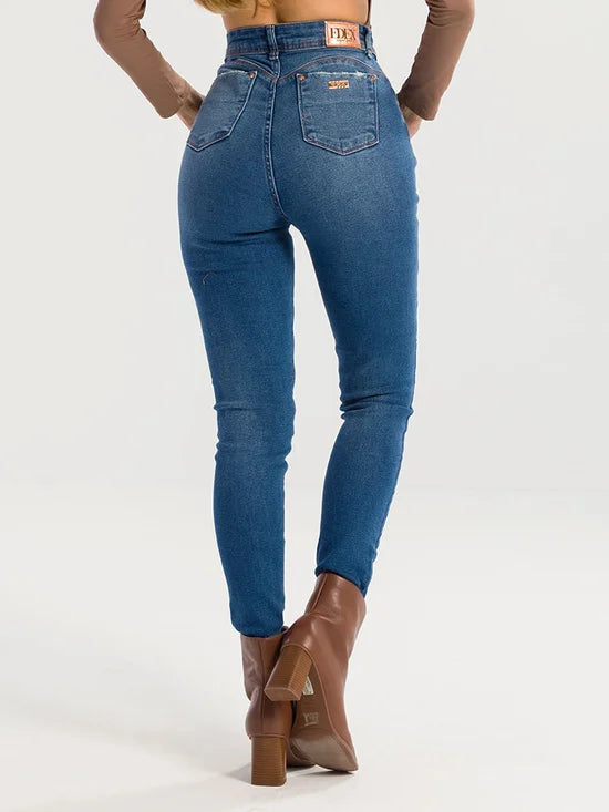 Calça Feminina Jeans Skinny Empina Bumbum