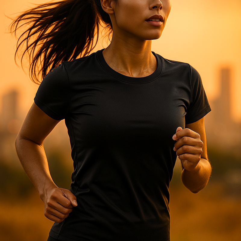 Kit 4 Camisetas Femininas Dry Fit Academia Corrida Treino Caminhada Poliéster