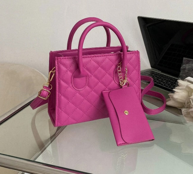 Bolsa Casual de punho duplo Croco-Retrô