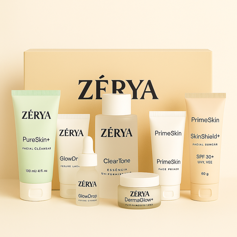 Kit Skincare Completo ZÉRYA – Rotina de Autocuidado Premium