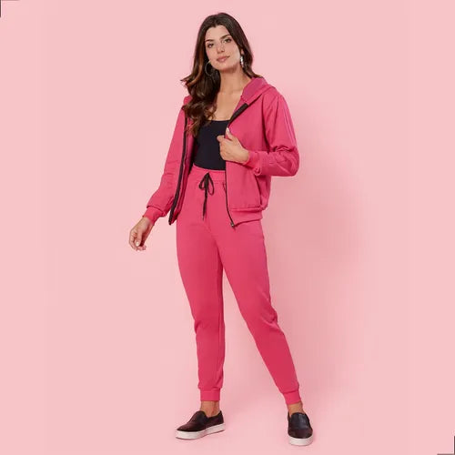 Conjunto Feminino Roupa Inverno Frio Intenso Blusa E Calça