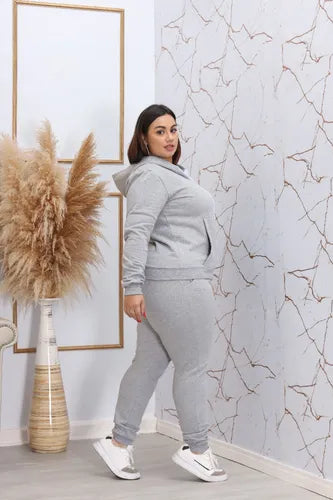 Conjunto Feminino Roupa Inverno Frio Intenso Blusa E Calça