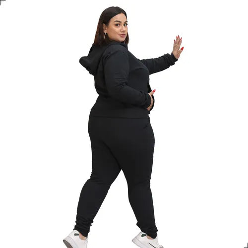 Conjunto Feminino Roupa Inverno Frio Intenso Blusa E Calça