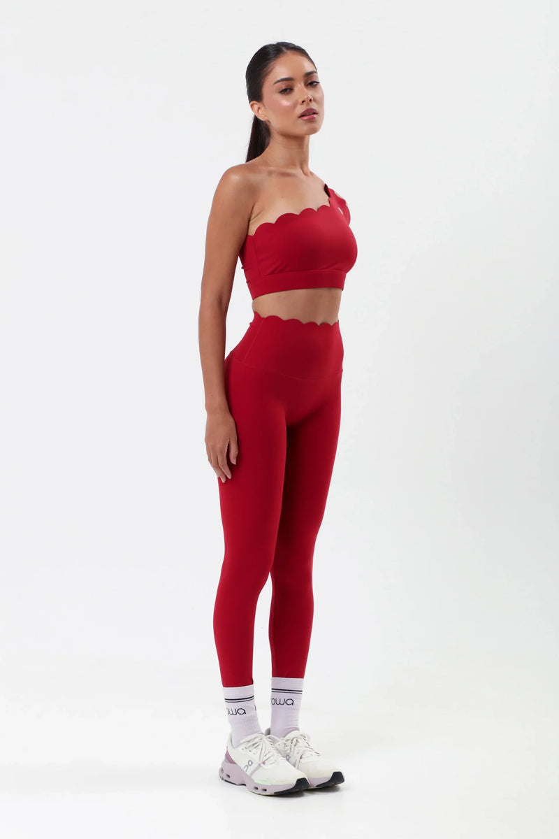 Top Assimétrico Heart - Vermelho