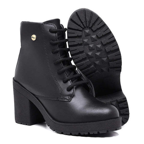 Bota Cano Curto Salto Alto