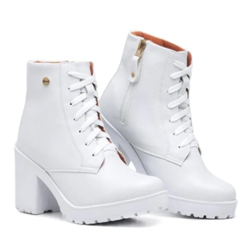 Bota Cano Curto Salto Alto