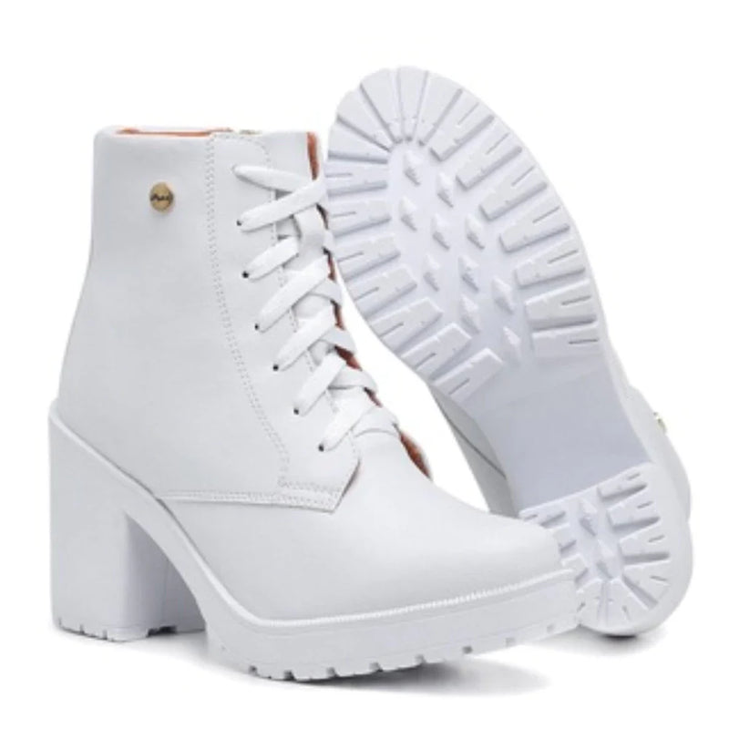 Bota Cano Curto Salto Alto