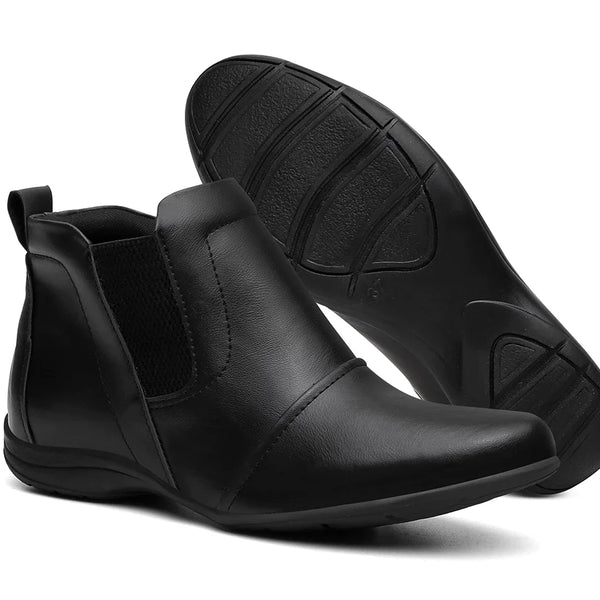 Bota Cano Curto Baixo Elástico