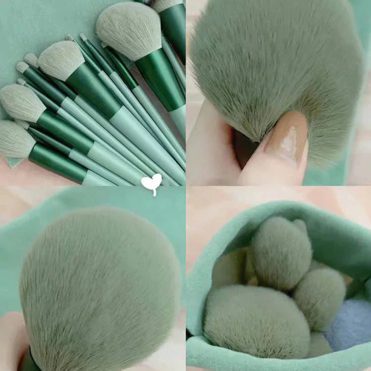 Conjunto de Pincéis de Maquiagem de 13 Unidades