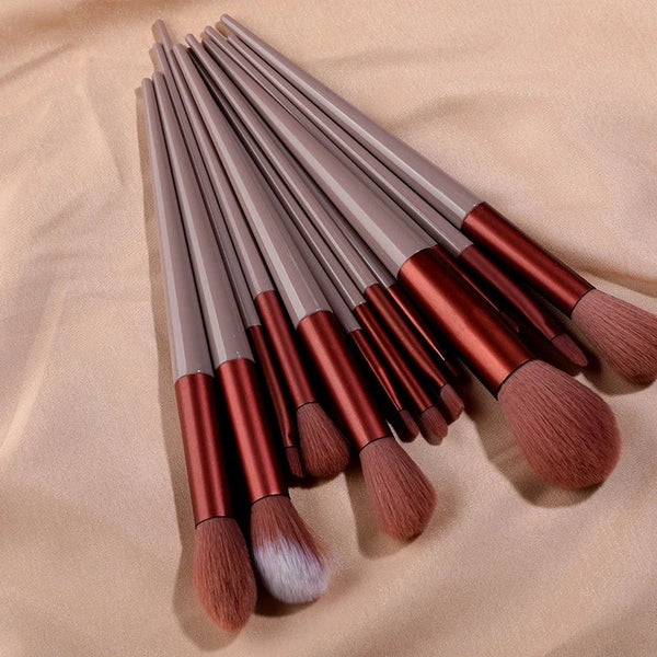 Conjunto de Pincéis de Maquiagem de 13 Unidades