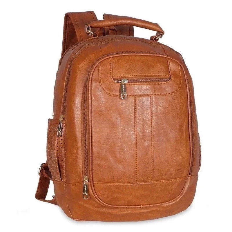 Mochila de couro grande