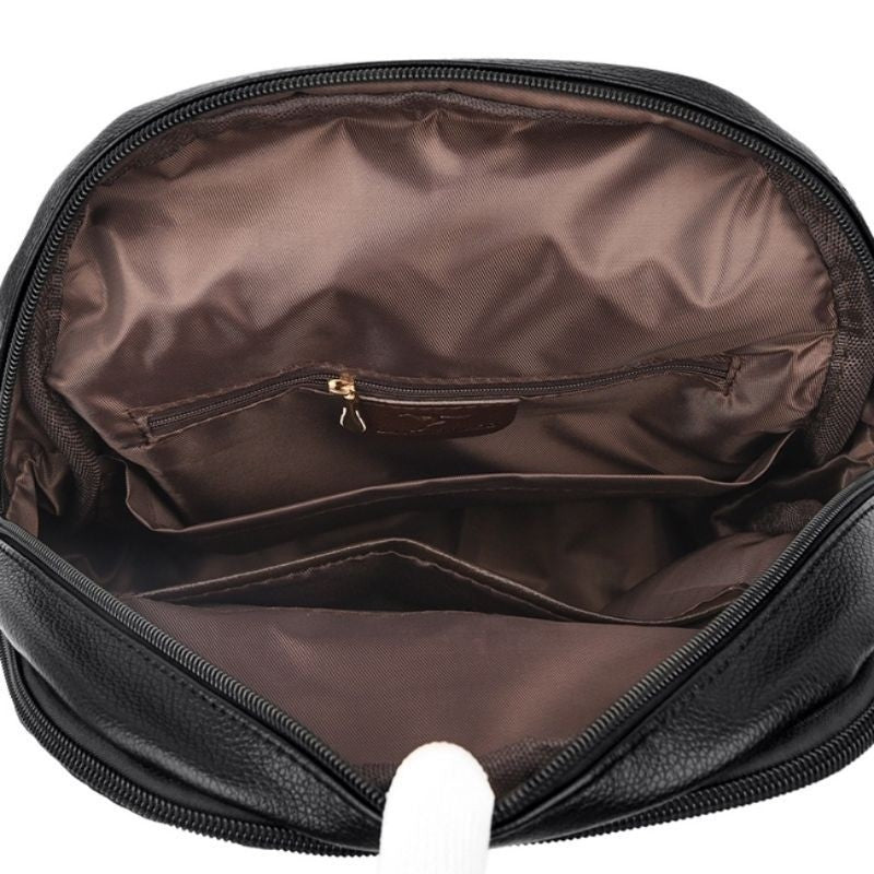 Mochila de Couro Reforçada
